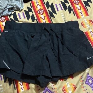 Nike Women's Black Dri-FIT Athletic Shorts